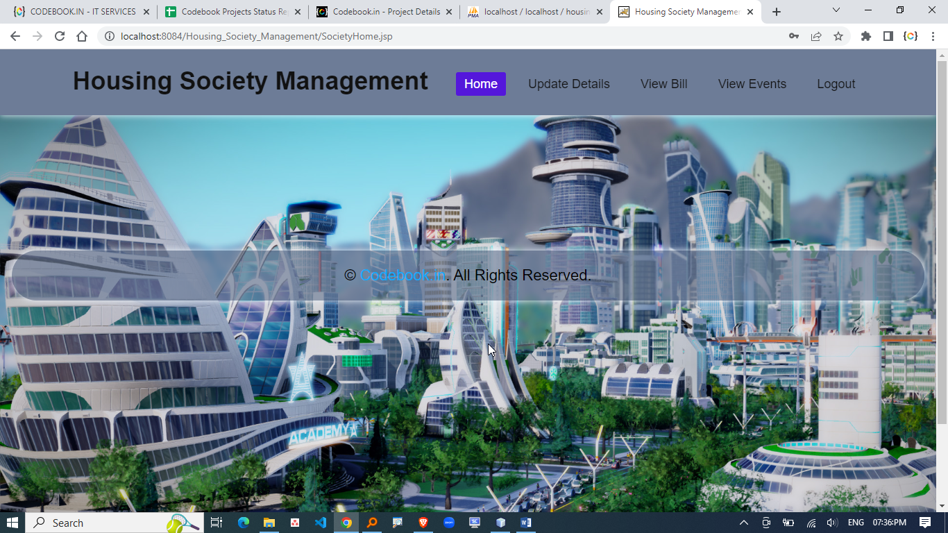 HOUSING SOCIETY MANAGEMENT SYSTEM